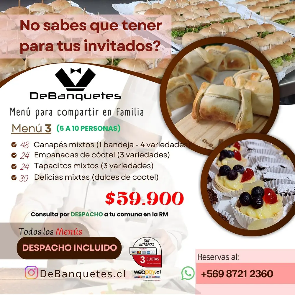 Menu N3 (Para 5 a 10 personas)