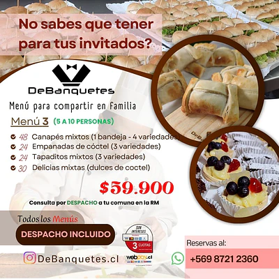 Menu N3 (Para 5 a 10 personas)