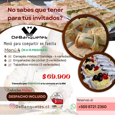 Menu N4 (Para 10 a 15 personas)