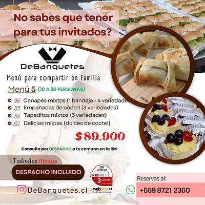 Menu N5 (Para 10 a 20 personas)