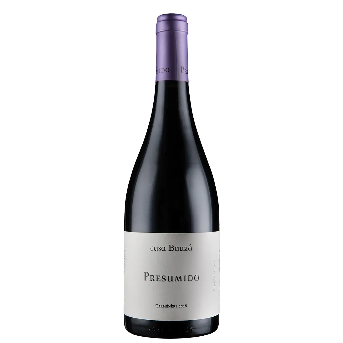 VINO CASA BAUZA PRESUMIDO CARMENERE 1