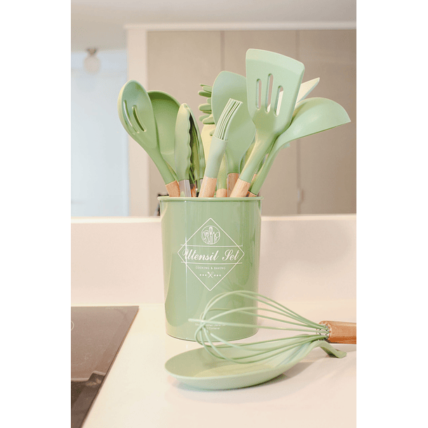 Set utensilios de cocina - verde 2