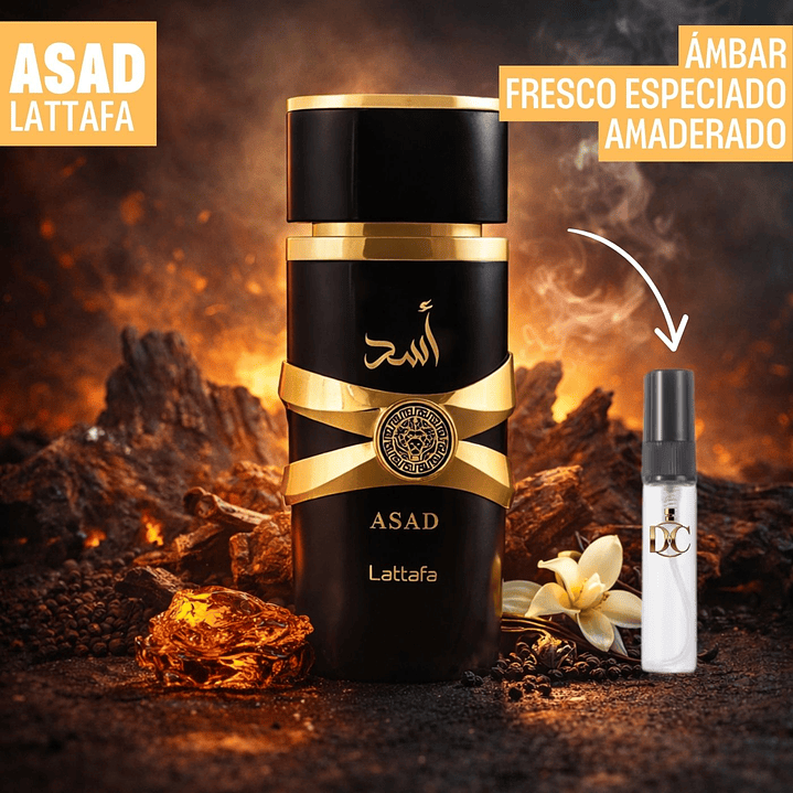 Decant Lattafa Asad 1