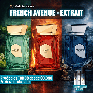 Pack French Avenue Línea Extrait – Formato Decant