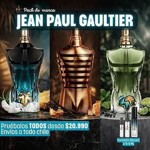 Pack Jean Paul Gaultier – Formato Decant