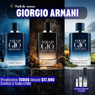 Pack Giorgio Armani – Acqua di Giò | Formato Decant