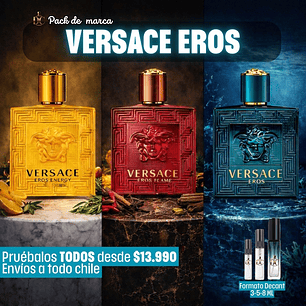 Pack Versace Eros – Formato Decant
