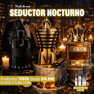 Pack Seductor Nocturno – Formato Decant