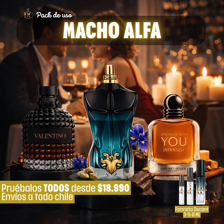 Pack Macho Alfa – Formato Decant 1