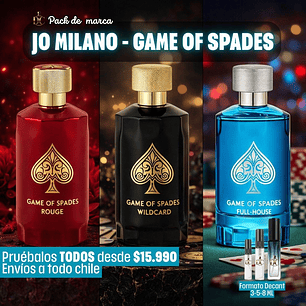 Pack Jo Milano – Game of Spades | Formato Decant