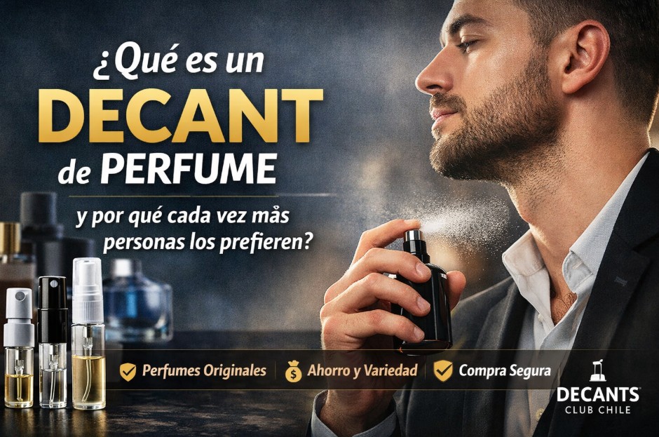 ¿Qué es un decant de perfume y por qué cada vez más personas los prefieren en Chile?
