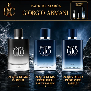 Pack de marca - Giorgio Armani