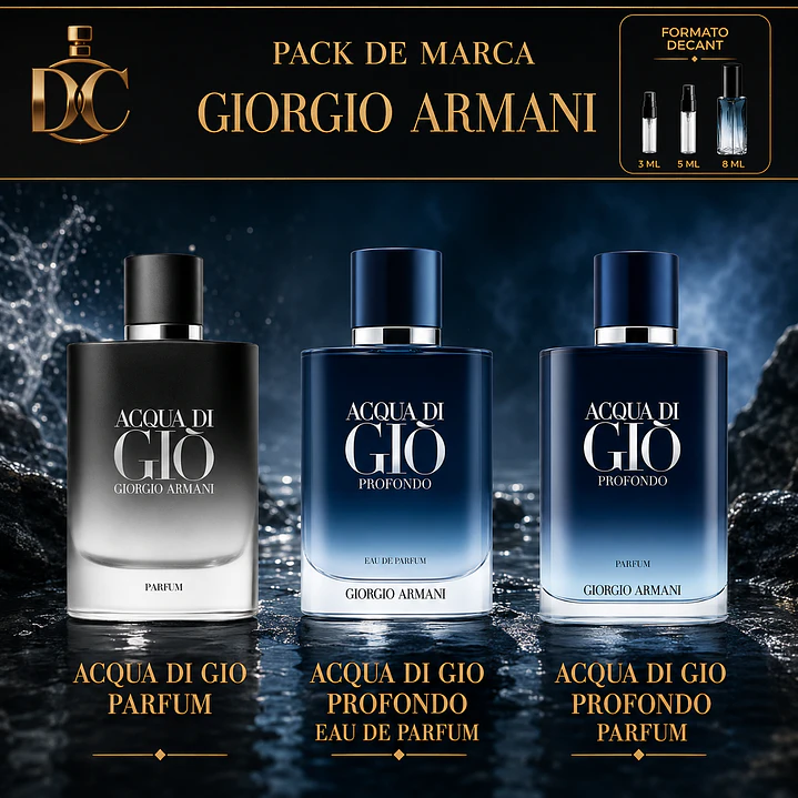 Pack de marca - Giorgio Armani 1