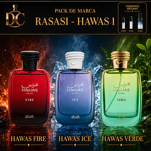 Pack de marca - Rasasi Hawas 1 