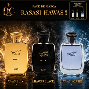 Pack de marca - Rasasi Hawas 3