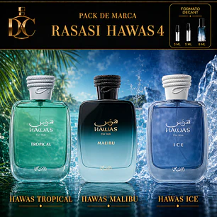 Pack de marca - Rasasi Hawas 4