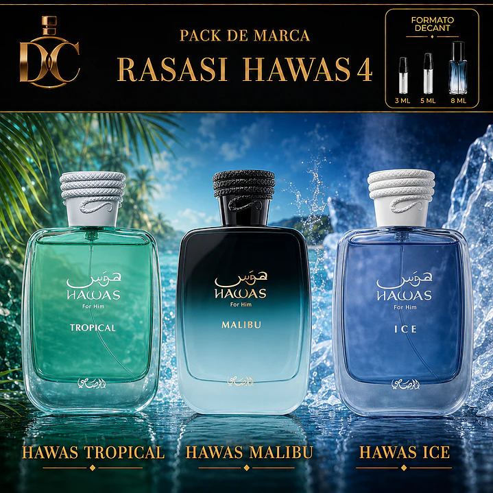 Pack de marca - Rasasi Hawas 4 1