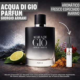 Decant Acqua di Giò Parfum 