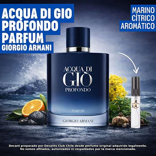 Decant Acqua Di Giò Profondo Parfum 