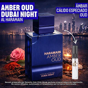 Decant Amber Oud Dubai Night 