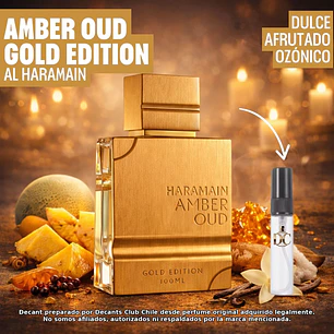 Decant Amber Oud Gold Edition