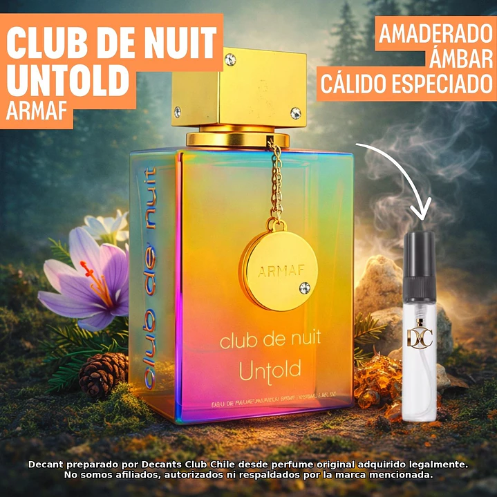 Decant Club de nuit Untold 1