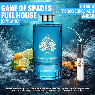 Decant Game of Spades Full House