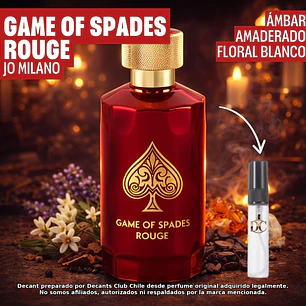 Decant Game of Spades Rouge 