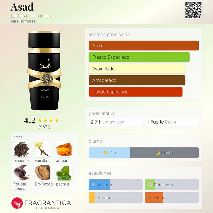 Decant Lattafa Asad 2