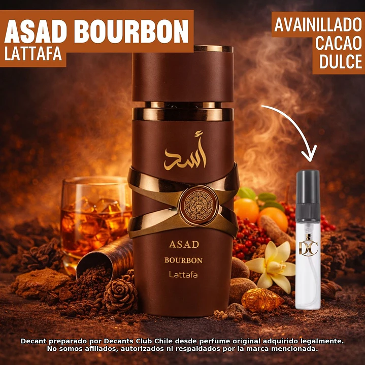 Decant Lattafa Asad Bourbon 1