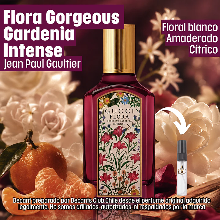 Decant Flora Gorgeous Gardenia Intense 1