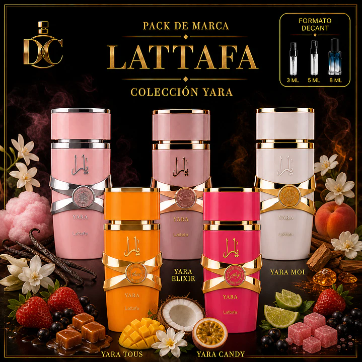 Pack de Marca Lattafa — Yara Mujer 1