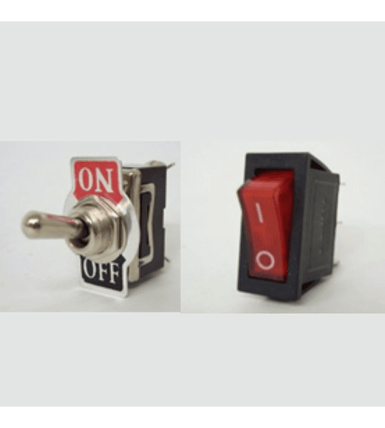 INTERRUP. ILUM.ROJO ON-OFF 10A 250V MOD.HB202