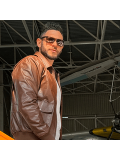 Aviador A2 Color marron.