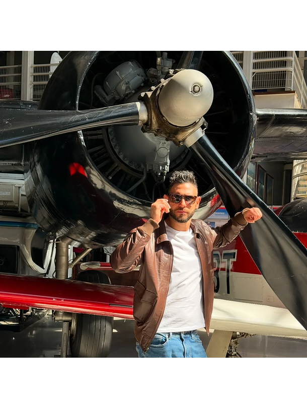 Aviador A2 Color marron. 4