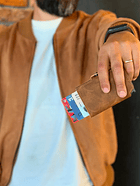 Billetera RFID Camel Envejecido 2