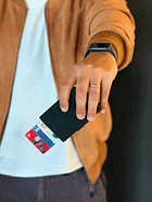 Billetera RFID Negra Mate. 2