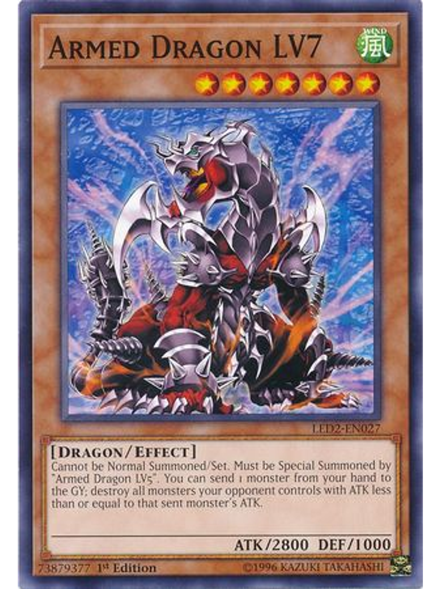 Armed Dragon LV7 - LED2-EN027 - Common 1st Edition 1