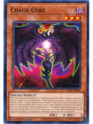 Chaos Core - SDSA-EN002 - Common 1st Edition