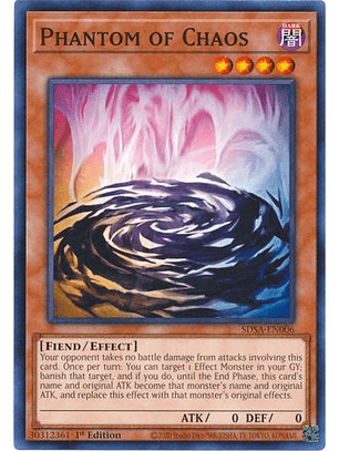 Phantom of Chaos - SDSA-EN006 - Common 1st Edition