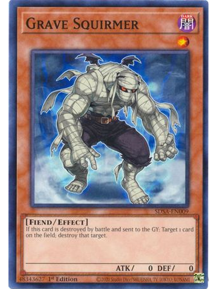 Grave Squirmer - SDSA-EN009 - Common 1st Edition 1
