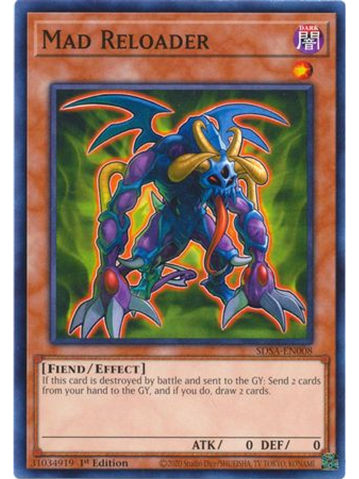 Mad Reloader - SDSA-EN008 - Common 1st Edition 1