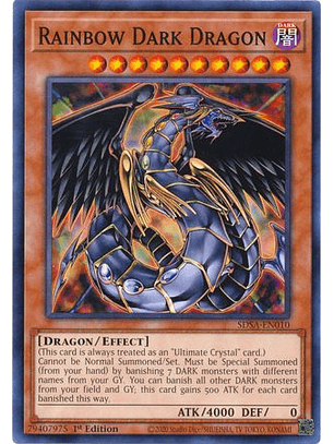 Rainbow Dark Dragon - SDSA-EN010 - Common 1st Edition