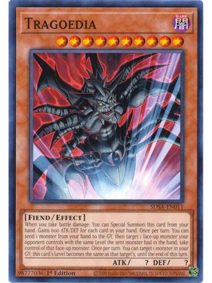 Tragoedia - SDSA-EN011 - Common 1st Edition 1