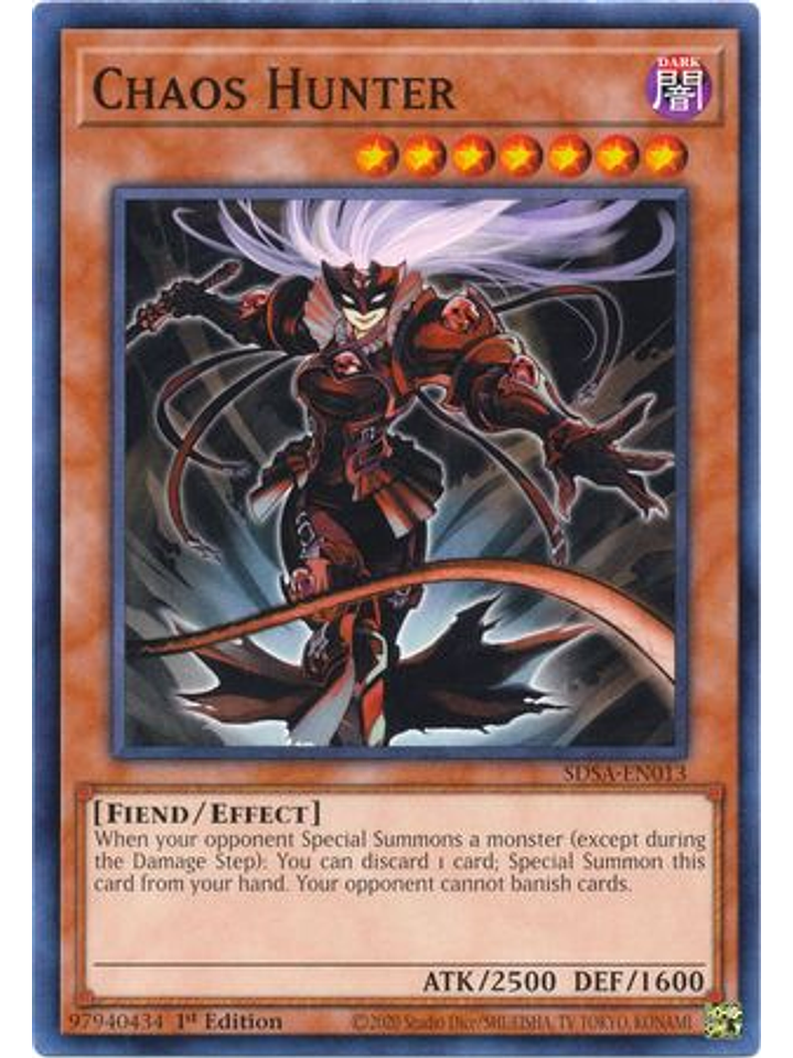 Chaos Hunter - SDSA-EN013 - Common 1st Edition 1