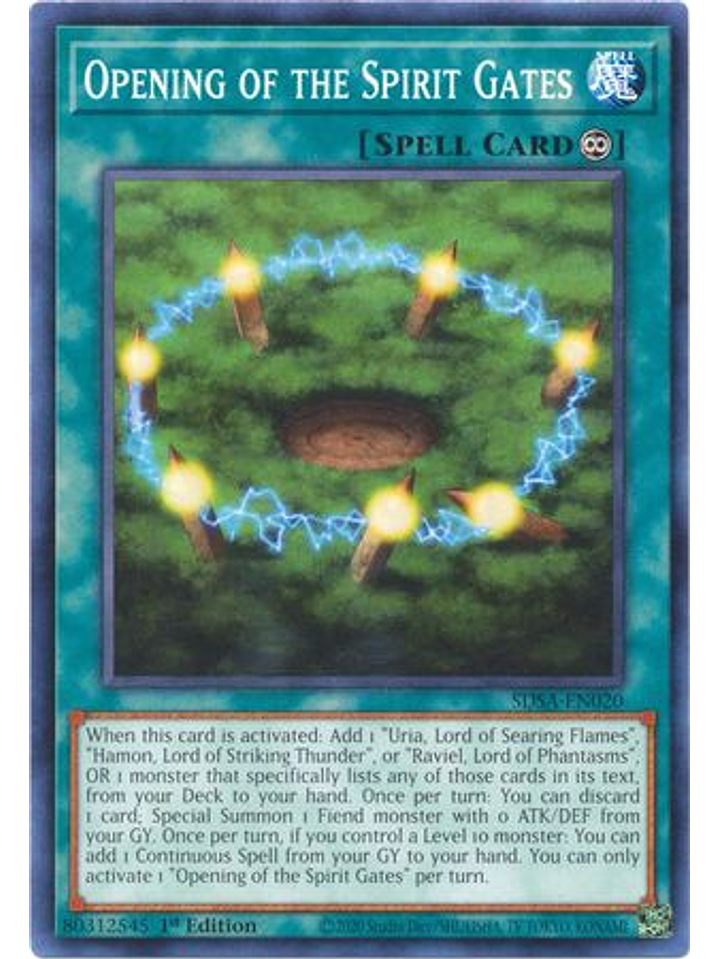 Opening of the Spirit Gates - SDSA-EN020 - Common 1st Edition 1