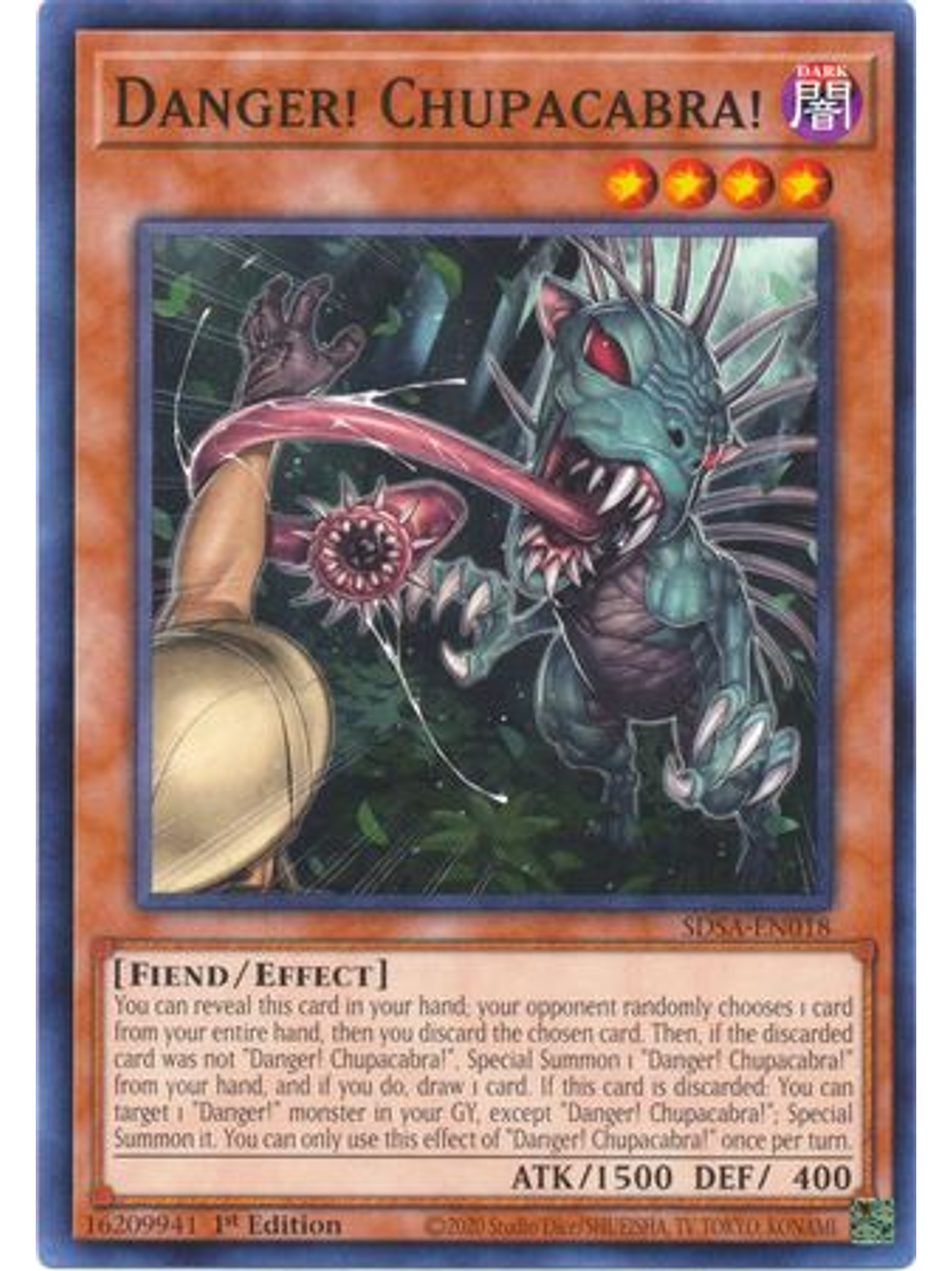 Danger! Chupacabra! - SDSA-EN018 - Common 1st Edition 1