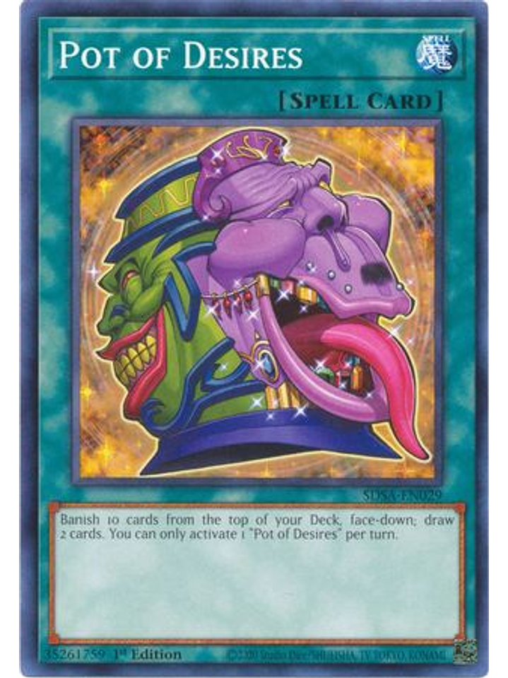 Pot of Desires - SDSA-EN029 - Common 1st Edition 1