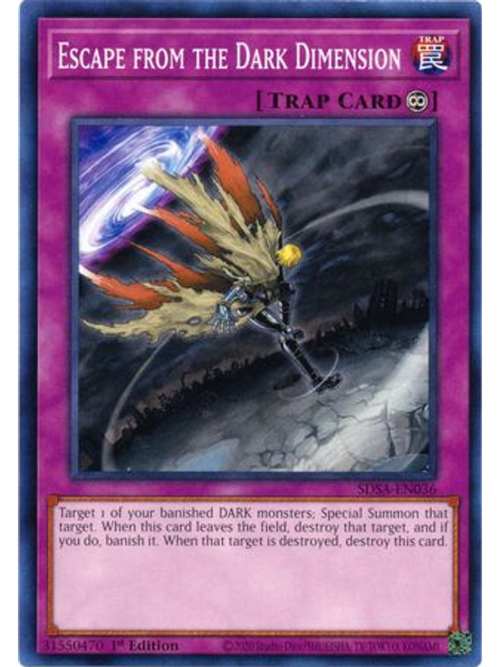 Escape from the Dark Dimension - SDSA-EN036 - Common 1st Edition 1