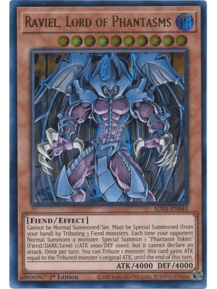 Raviel, Lord of Phantasms - SDSA-EN044 - Ultra Rare 1st Edition